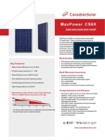 280-300 WP Canadian Solar PV