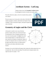 Geographic Coordinate System - Lat/Long