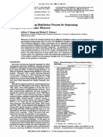 Pressure Swing Distillation Process 