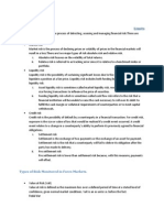 Limits: Types of Risk Monitored in Forex Markets