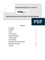 BBO Instructions For Vugraph Operators