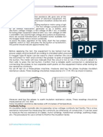 Electrical Instruments: Insulation Resistance (IR) Tester