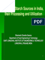 Starch Sources Processing in India