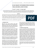 Design High Gain DC-DC Boost Converter With Coupling Inductor and Simulation in Psim