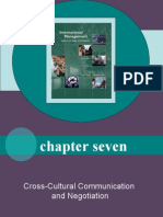 Cross-Cultural Communication and Negotiation