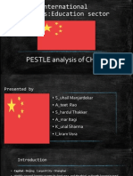 International Business:Education Sector: PESTLE Analysis of CHINA