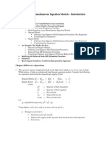 Chapter 20: Simultaneous Equation Models - Introduction