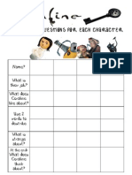 Coraline Movie Worksheets