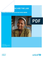 Child Marriage and The Law1