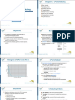 Chapter 6: CPU Scheduling: Cycle CPU Burst I/O Burst