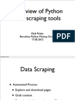 Webscrapping Tools