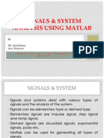 Signals & System Using Matlab - RIT Pampady