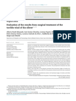 Evaluation of The Results From Surgical Treatment of The Terrible Triad of The Elbow