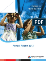 Prime Bank Annual Report 2013