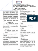 Study of Different Types of Microwave Antenna and Its Applications