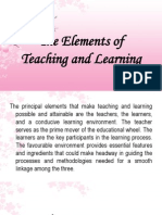 The Elements of Teaching