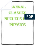 Bansal Classes Nucleus DPP Physics