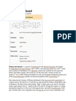 Pitman Shorthand