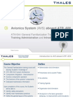 Avionics System (AVS) Aboard ATR - 600: ATA104-I General Familiarization Training Course