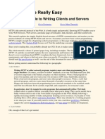 A Practical Guide To Writing Clients and Servers: Go To Table of Contents Go To Footnotes Go To Other Tutorials