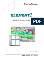 Thermo Finnigan ELEMENT2 Operating Manual