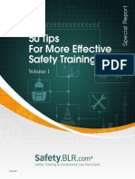 50 Tips For More Effective Safety Training