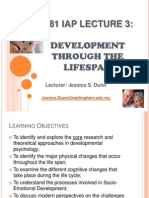 Lecture 3-Dev. Through Life Span