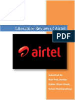 Literature Review For Airtel