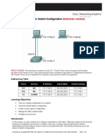 PT Activity 2.5.1: Basic Switch Configuration: Topology