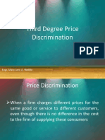 Third Degree Price Discrimination