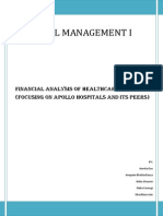 Financial Analysis of Healthcare Industry