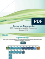 Apresenta??o Corporativa - BTG Pactual V LatAm CEO Conference - Outubro 2014