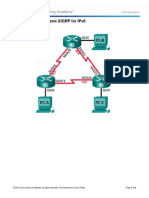 4.4.3.5 Lab - Configuring Basic EIGRP For IPv6 PDF