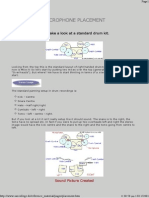 Mic Placement On Drums PDF