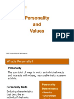 Personality and Values: © 2007 Prentice Hall Inc. All Rights Reserved