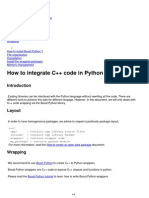 PDF Documentation Package How To Integrate CPP Code in Python