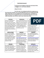 Word Study Tic Tac Toe Sheet