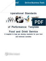 SOP Template Food and Drink Service OBT 08LTB OSP T1FDS 11-12-3