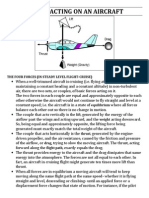 Forces Acting On An Aircraft