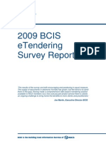 2009 BCIS ETendering Survey Report