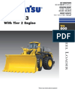 Wa 800 Catalogo Komatsu Cargador