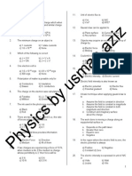 Second Year Physics Objective