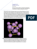 Example 3-4 (Askeland Example 03-15) Packing Factor in Diamond Cubic