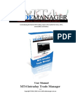 MT4 Intraday Trade Manager V3 User Manual