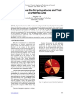 Study of Cross-Site Scripting Attacks and Their Countermeasures