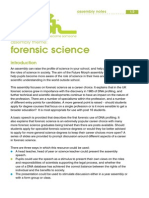 Forensic Science: Assembly Theme