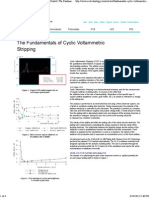 The Fundamentals of Cyclic Voltammetric Stripping