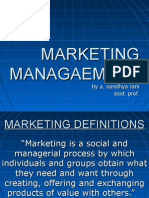 Marketing Management Unit 1