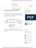 Per Unit System Practice Problem Solved Transformers