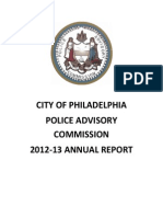 Philadelphia Police Advisory Commission Annual Report